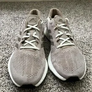 Adidas Mens PureBoost S82013 Trace Khaki Beige Sneaker Shoes Size 13